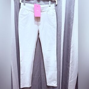 NWT Ginasy aWhite Stretch pull on pants.